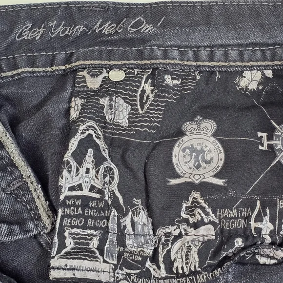 Mek Denim USA Jeans Women's 30x36(34) Oaxaca Boot Cut Flap Pocket - Picture 8 of 16